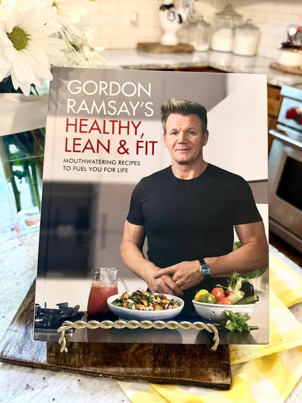 Gordon Ramsay Healthy, Lean & Fit Hardcover Cookbook celebrity chef